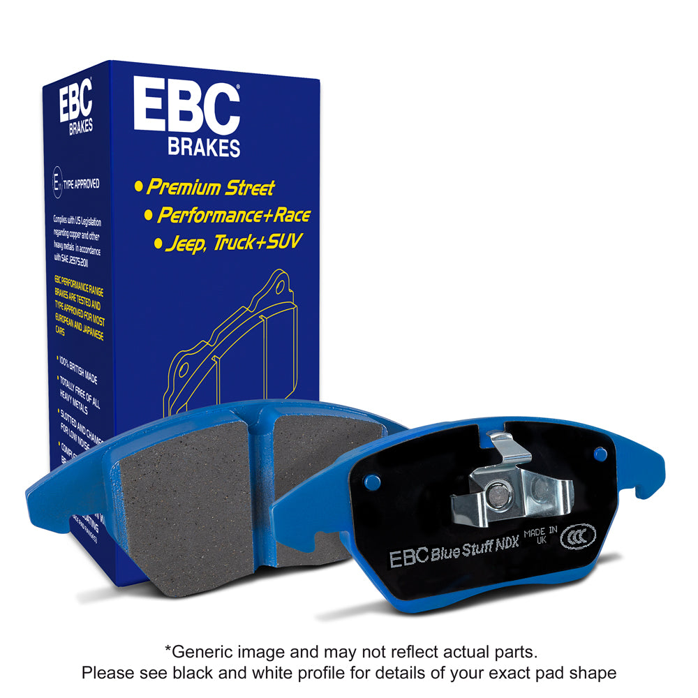 EBC Rear BlueStuff Brake Pads - Lexus Rcf / Lexus Gsf (DP52261NDX)