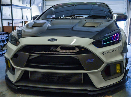 Velossa Tech Headlight Ram Air Intake | Ford Focus ST/RS 2015-2018 — view 2