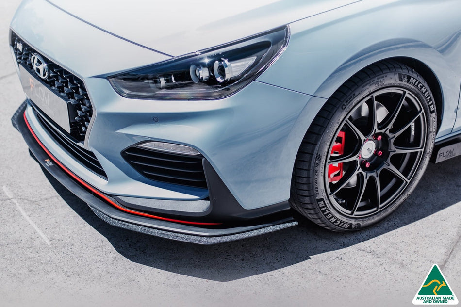 Flow Designs i30N Hatch PD (2018-2020) Front Lip Splitter Extensions (Pair)