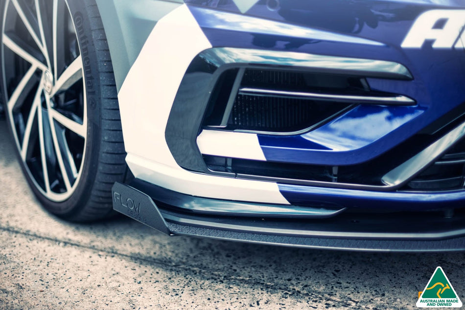 Flow Designs MK7.5 Golf R Front Lip Splitter Winglets (Pair)