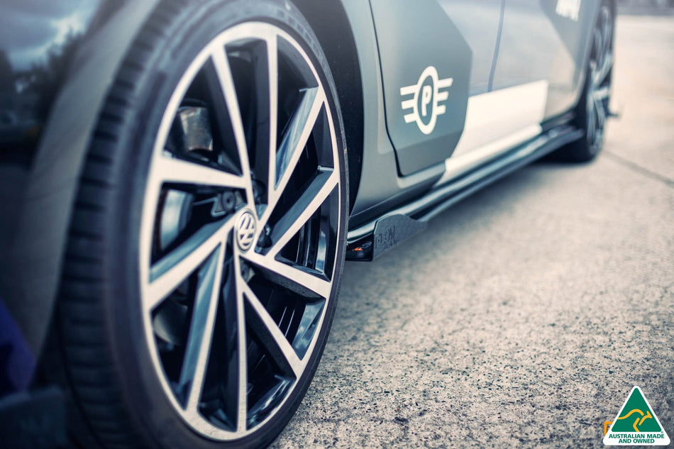 Flow Designs MK7.5 Golf R Side Skirt Splitter Winglets (Pair)