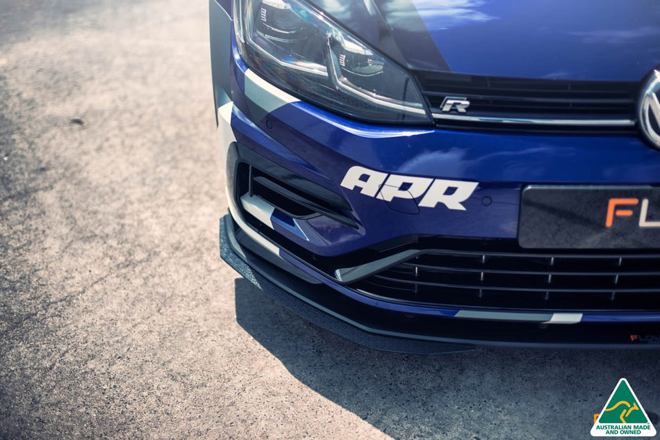 Flow Designs MK7.5 Golf R Front Lip Splitter Extensions (Pair)