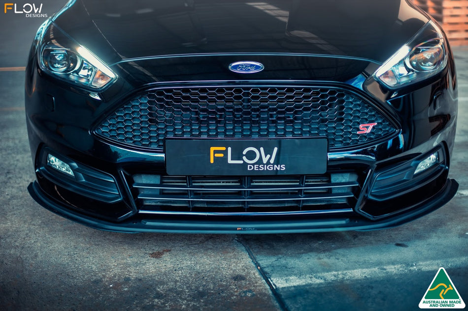 Flow Designs MK3.5 Focus ST (Facelift) Front Lip Splitter Extensions (Pair)