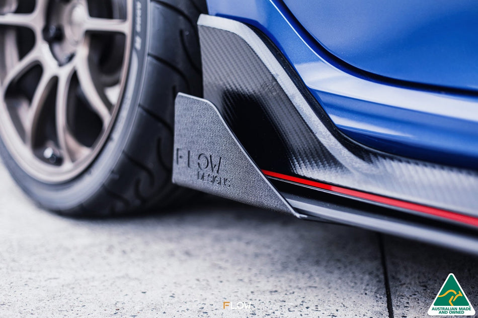 Flow Designs FK8 Civic Type R Side Skirt Splitter Winglets (Pair)