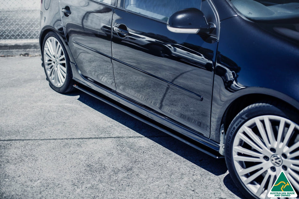 Flow Designs MK5 Golf R32 Side Skirt Splitters (Pair)