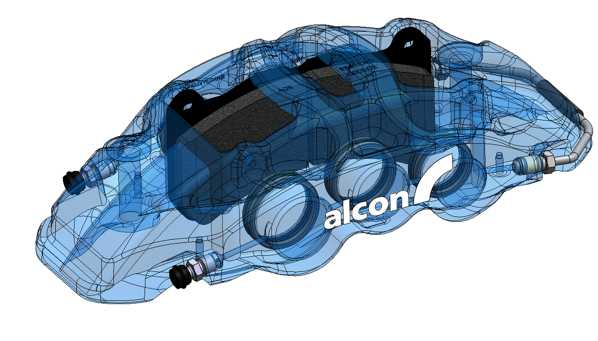 Alcon 6 Pot Car99 Billet Callipers Blue 30.2/34.9/38.1mm Pair