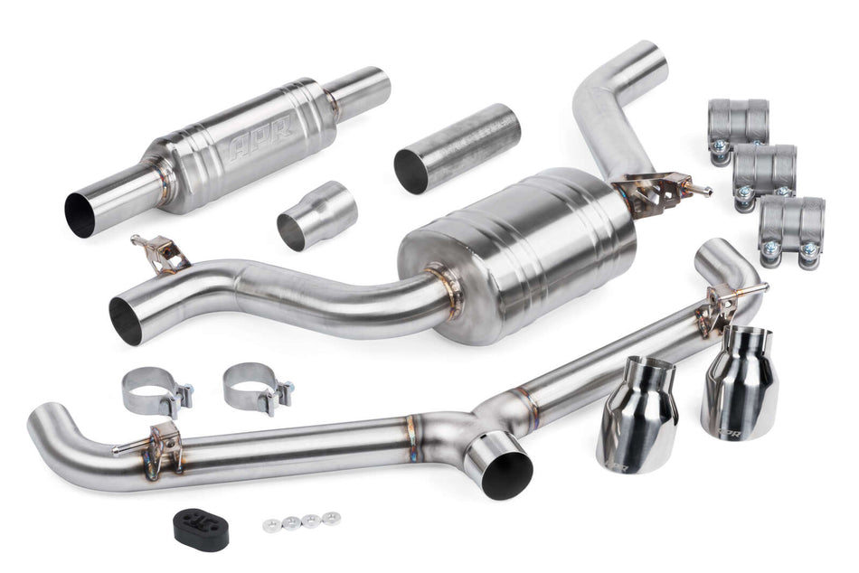 APR 3" Cat Back Exhaust System Resonated VW Golf GTi Mk7.5