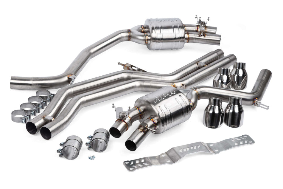 APR Dual 2.75" Cat Back Exhaust Non-Resonated Audi S6 C7/S7 4G