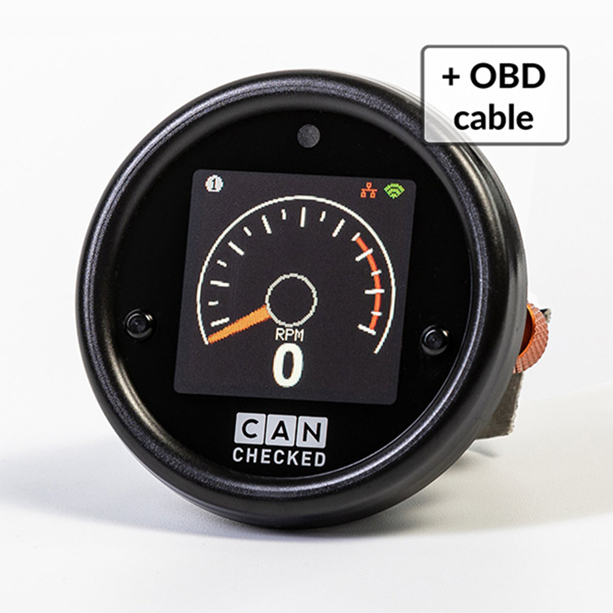 CANchecked MFD15 Gen2 Data Display with OBD Cable — view 2
