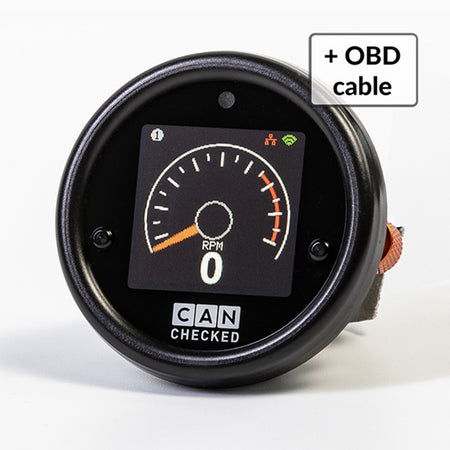 CANchecked MFD15 Gen2 Data Display with OBD Cable — view 2
