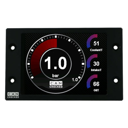 CANchecked MFD28 Gen2 Data Display — view 2