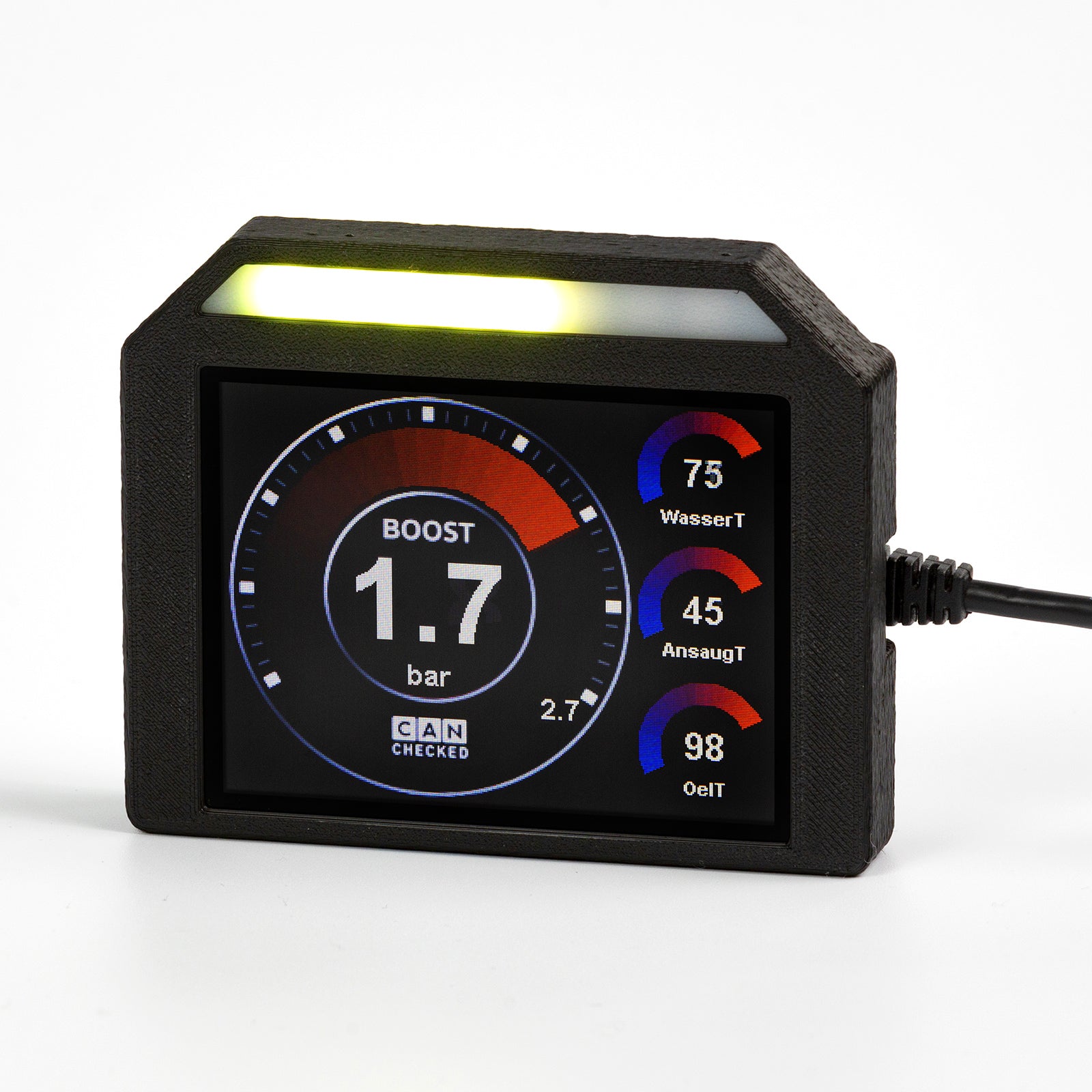 CANchecked MFD32S Gen2 Data Display with Integrated Shiftlight — view 8