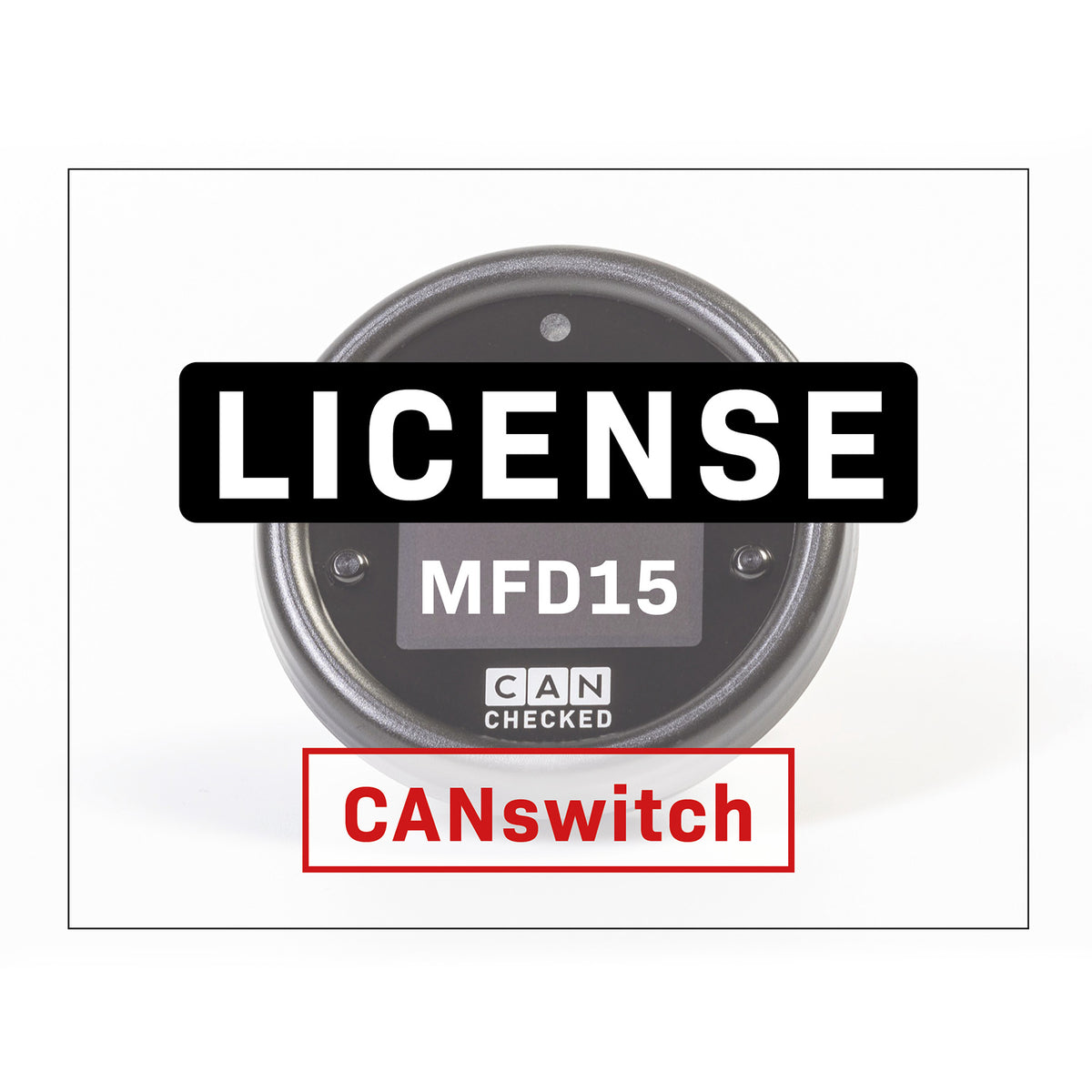 CANchecked License - MFD15 CANswitch