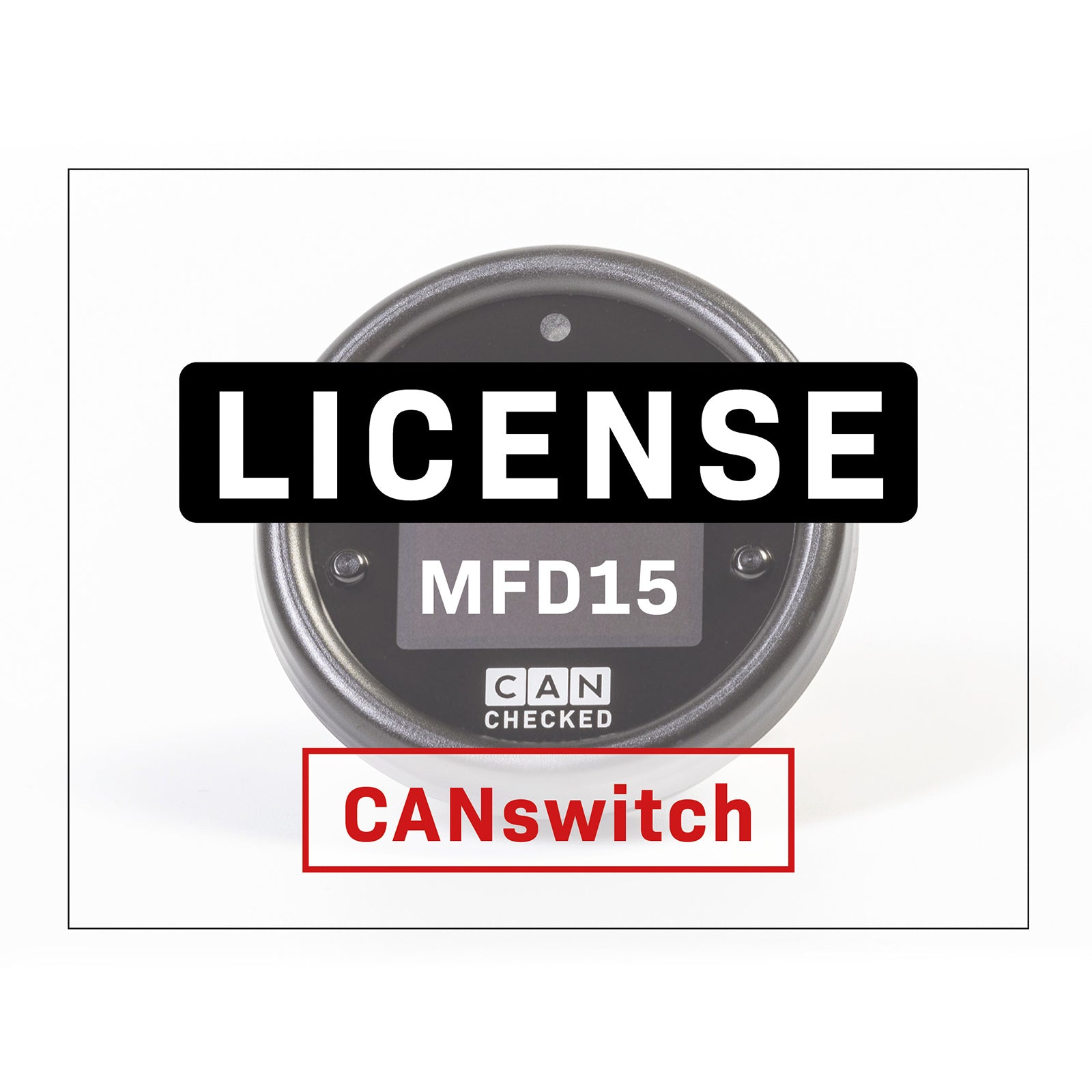 CANchecked License - MFD15 CANswitch