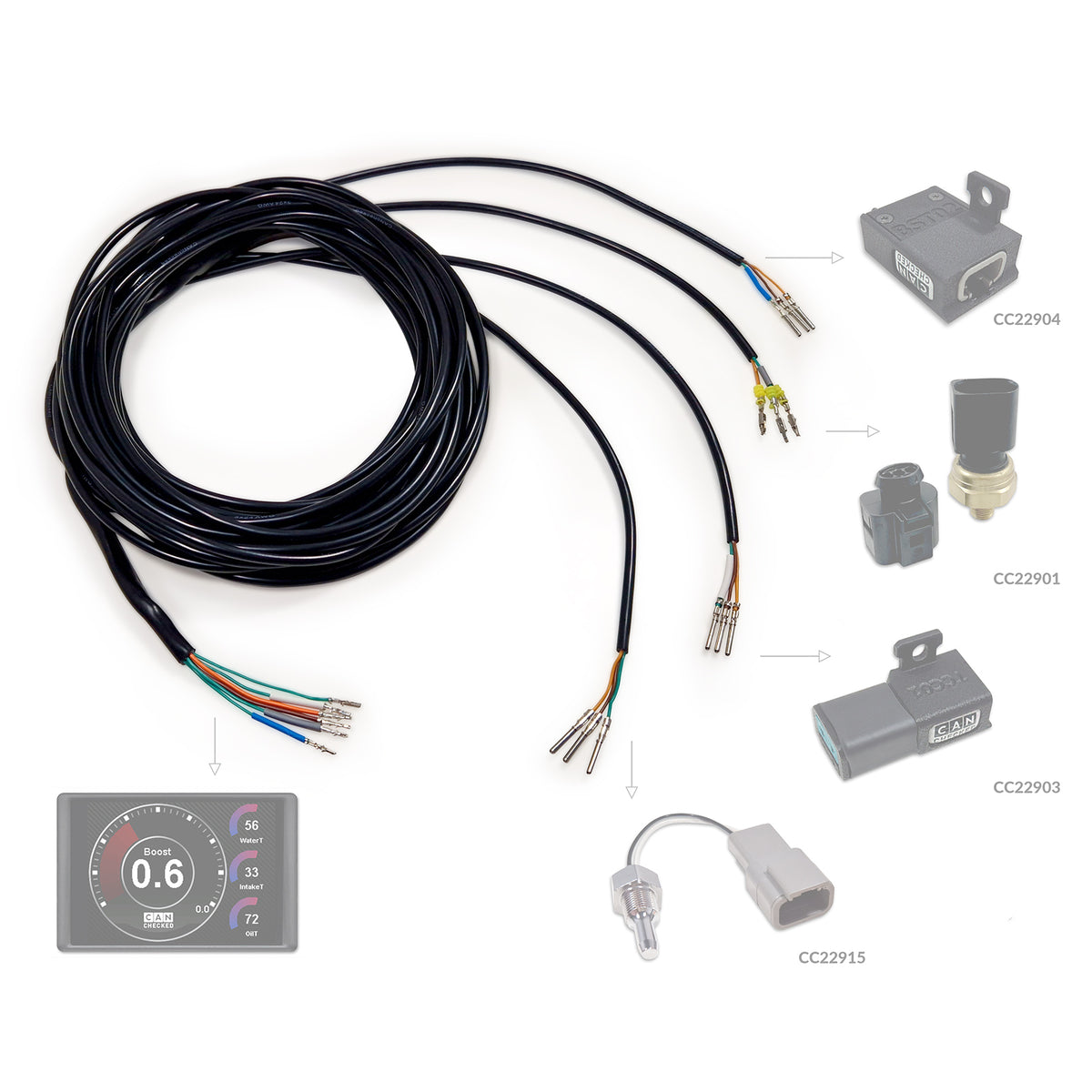 CANchecked ANC04 Compatible Harness Analogue Sensors — view 4