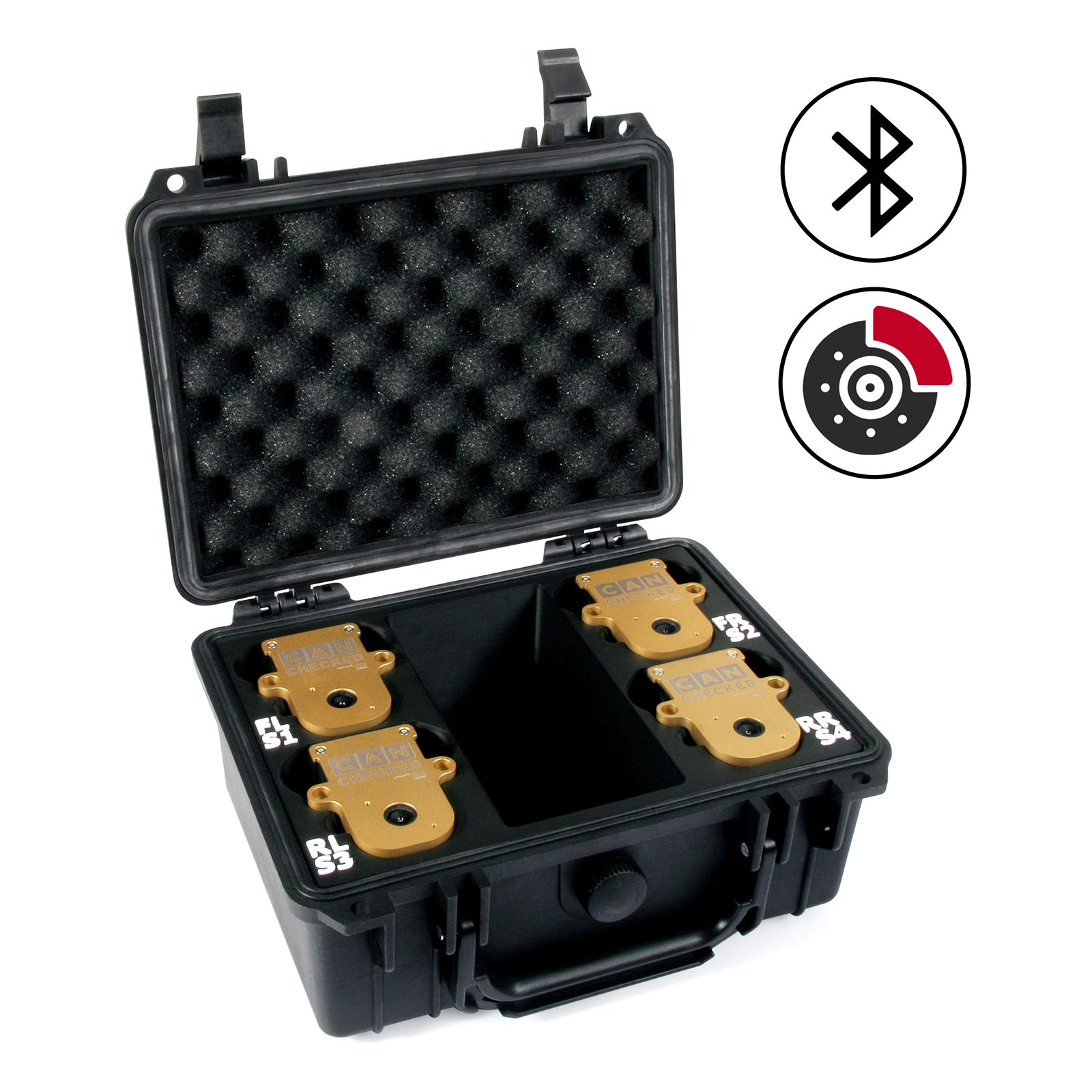 CANchecked BMB04 - Brake / Set Temp Monitoring - BLE with Charging Box