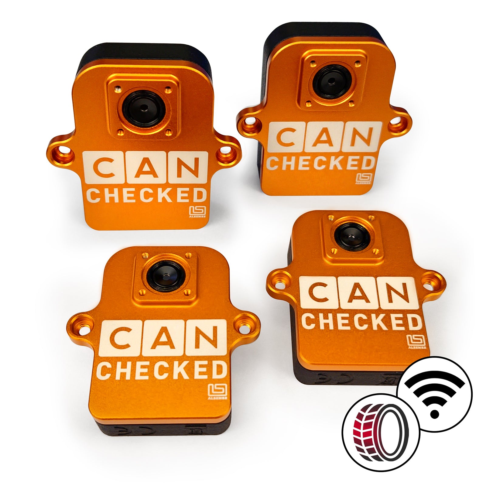 CANchecked TMU04 - Tyre / Set Temp Monitoring - Wireless with Charging box — view 2