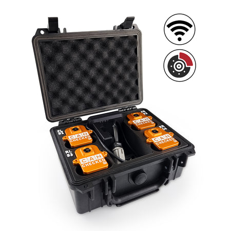 CANchecked BMU04 - Brake / Set Temp Monitoring - Wireless with Charging Box