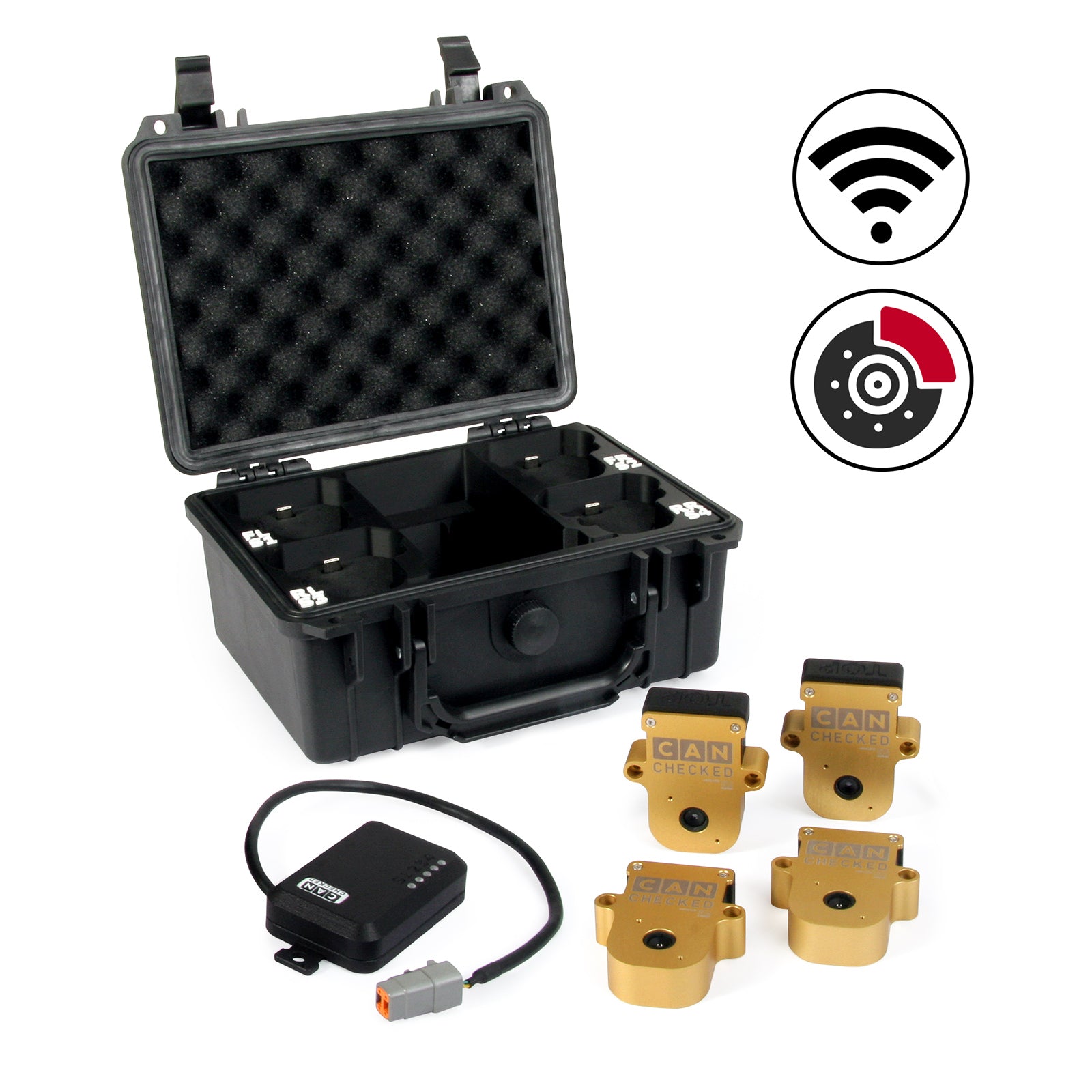 CANchecked BMU04 - Brake / Set Temp Monitoring - Wireless with Charging Box — view 5