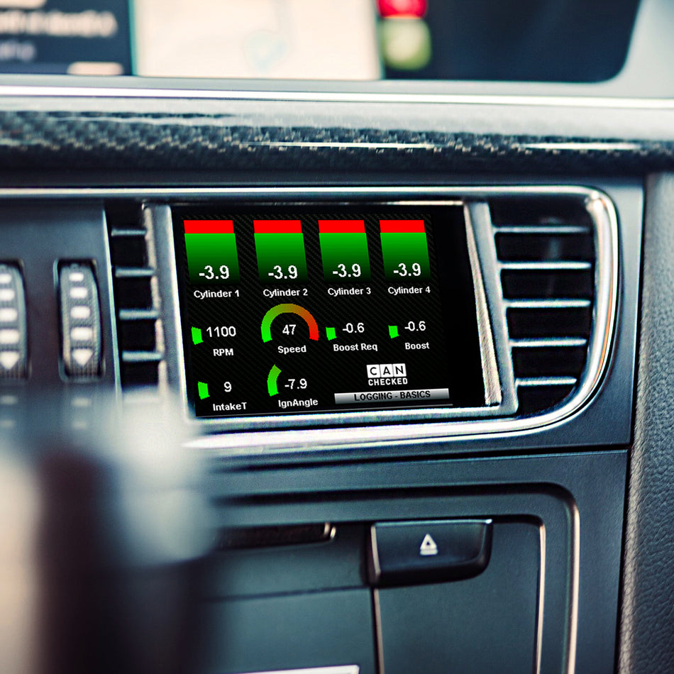 CANchecked MFD28 Gen2 for Audi A4 B8/A5 8T RHD — view 2