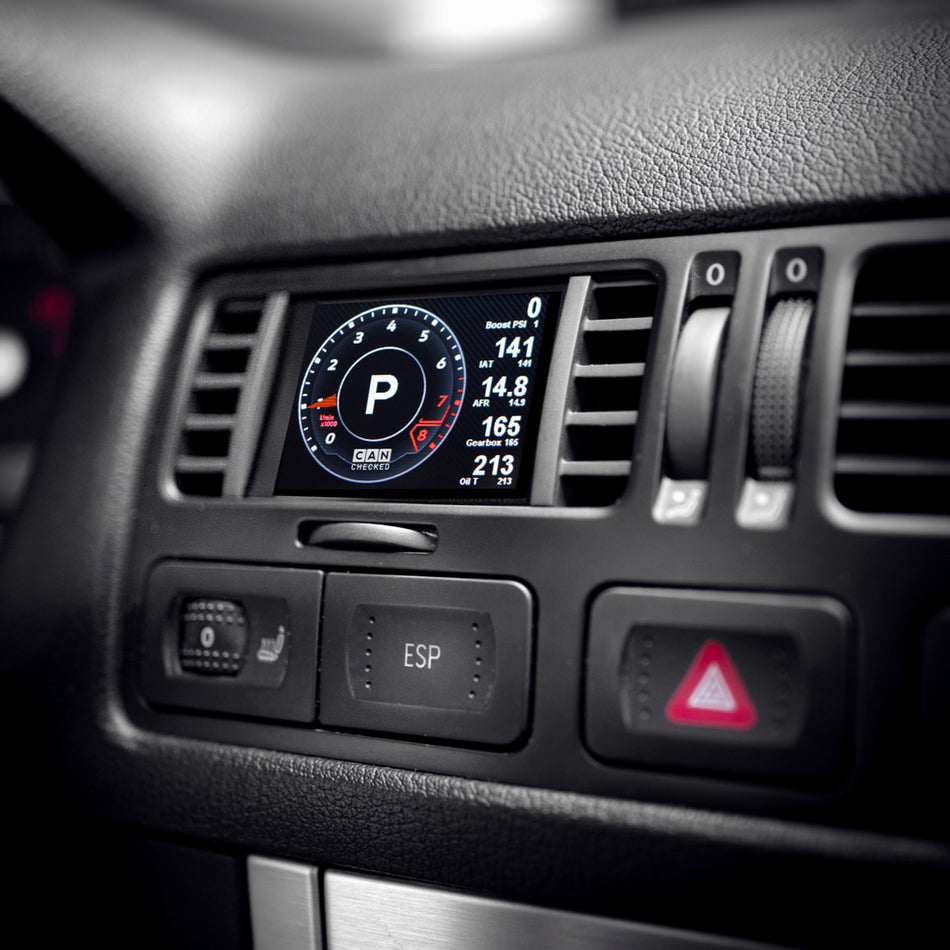 CANchecked MFD28 Gen2 for VW Golf MK4 Facelift R32/ Bora LHD — view 2
