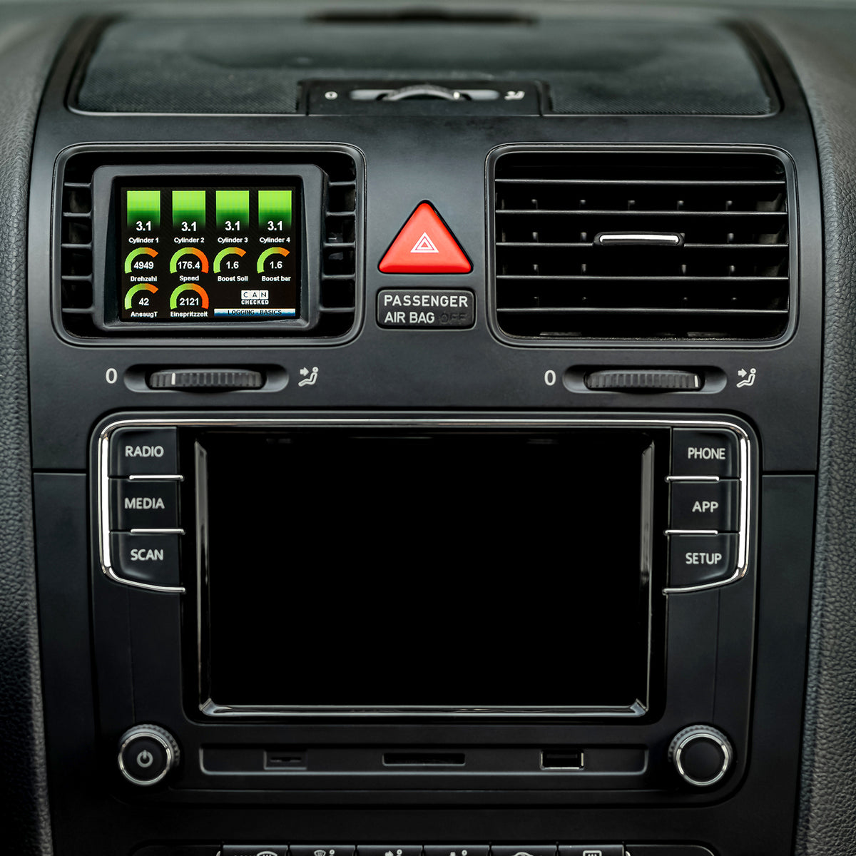 CANchecked MFD28 Gen2 for VW Golf MK5 (Type 1K) LHD/RHD — view 7