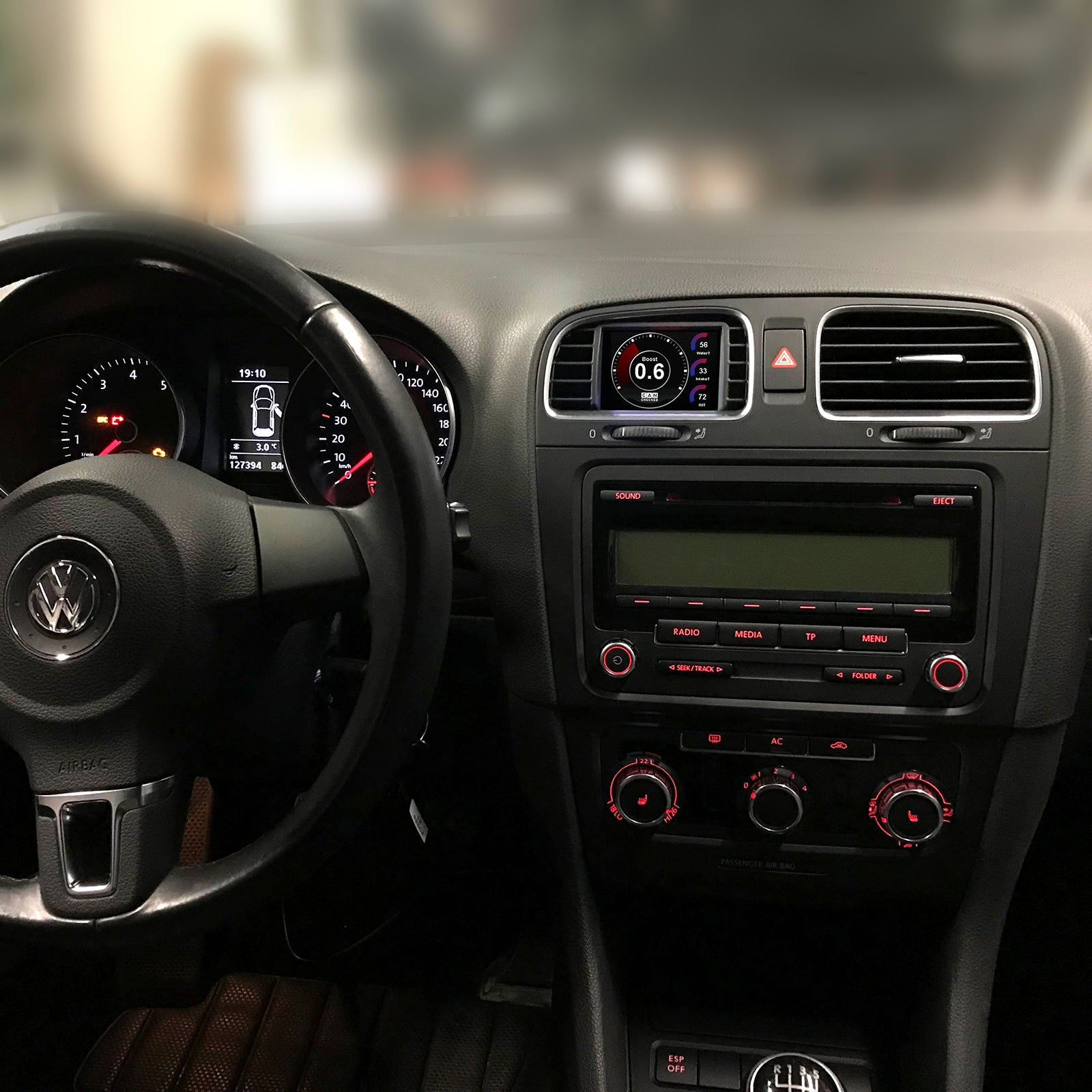 CANchecked MFD28 Gen2 for VW Golf MK6 (Type 1K) LHD — view 10