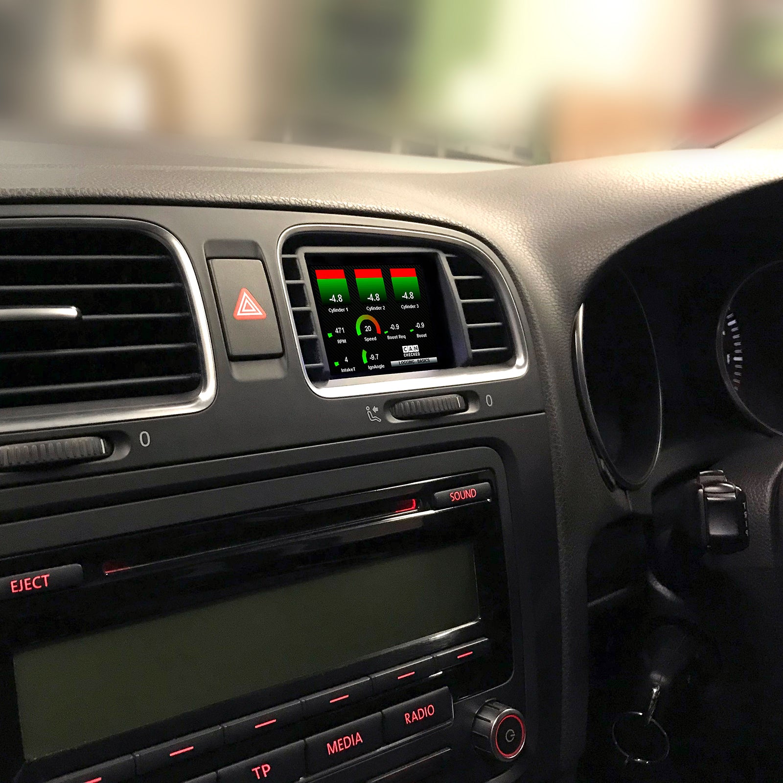 CANchecked MFD28 Gen2 for VW Golf MK6 (Type 1K) RHD — view 7
