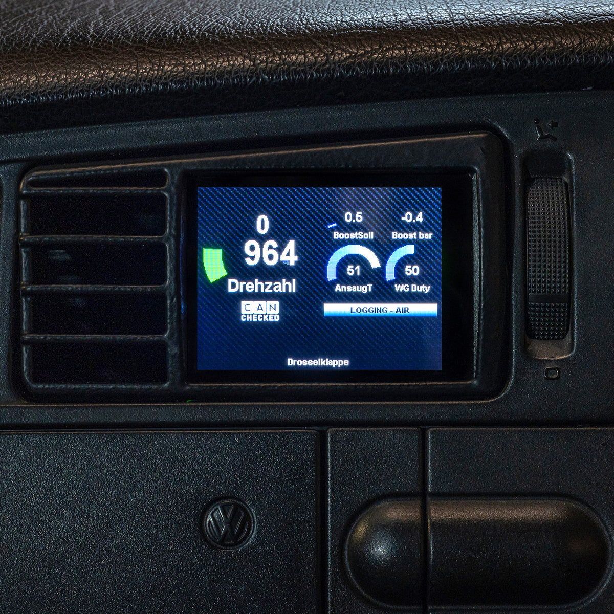 CANchecked MFD28 Gen2 for VW Golf MK3 (Type 1H) RHD — view 9