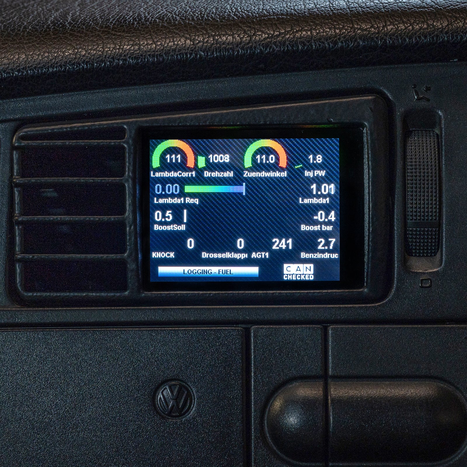 CANchecked MFD28 Gen2 for VW Golf MK3 (Type 1H) RHD — view 10