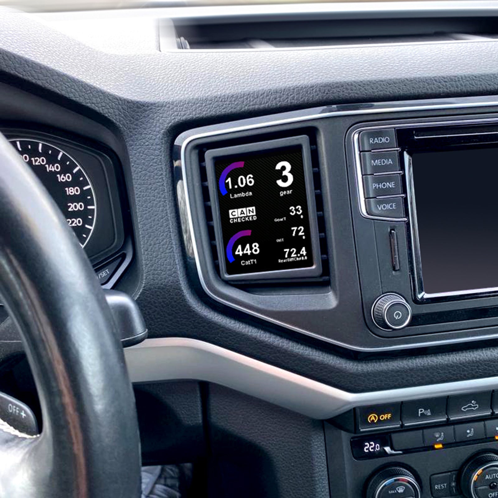 CANchecked MFD32 Gen2 for VW Amarok II (Facelift) LHD — view 4