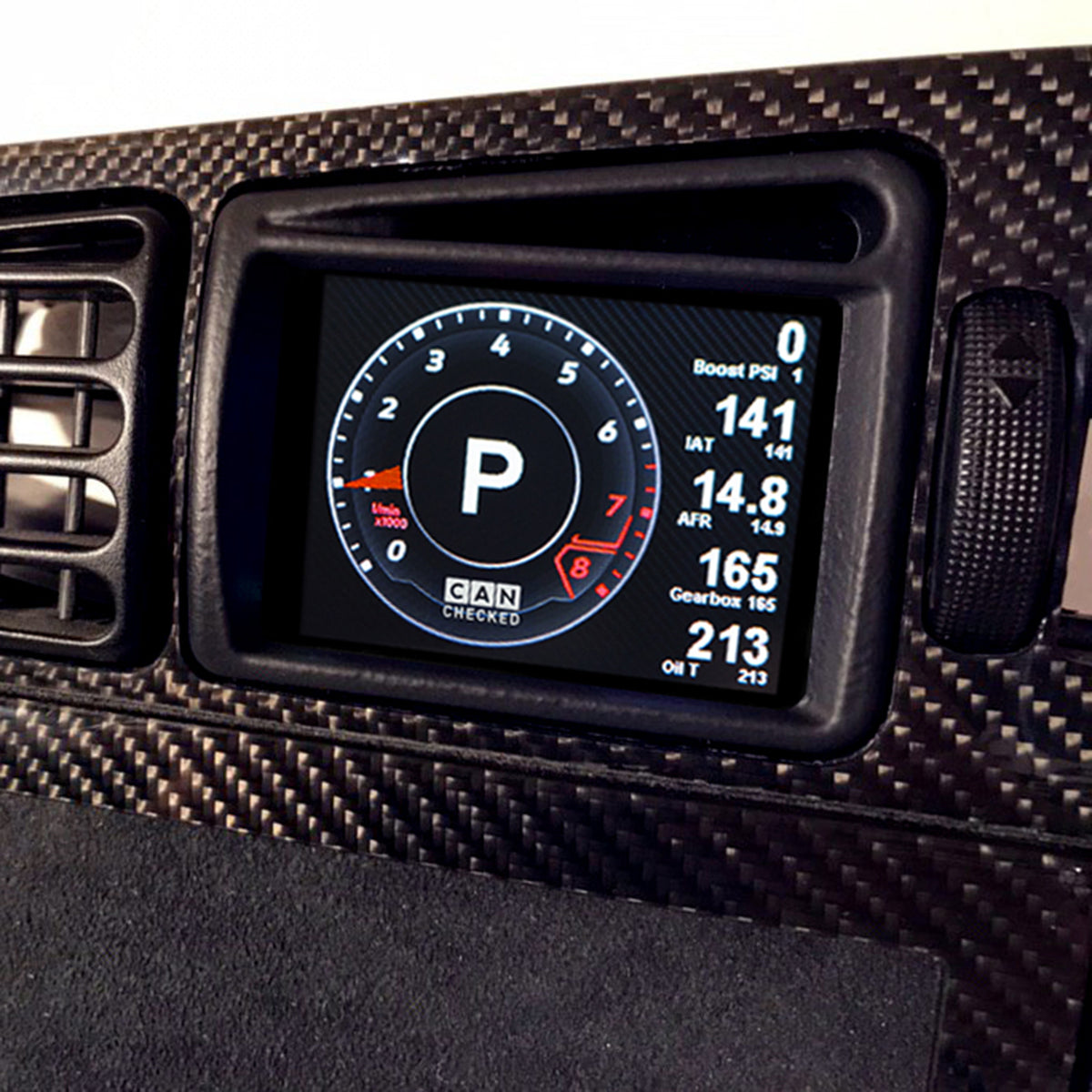 CANchecked MFD28 Gen2 for VW Corrado Facelift RHD — view 2