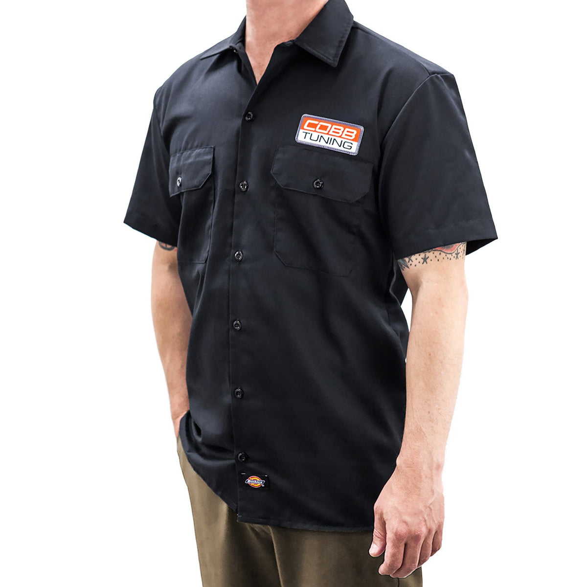 Cobb Tuning Dickies Work Shirt with Patch - Medium
