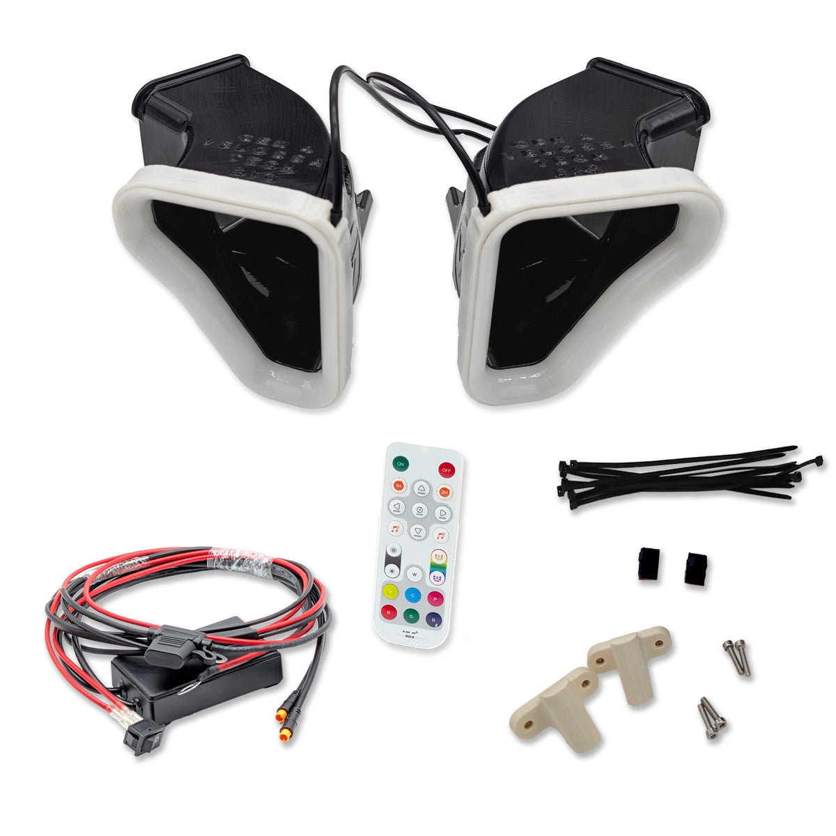 Velossa Tech Dual BIG MOUTH LIT KIT Ram Air Intake Snorkels | Cadillac CT4-V 2020+