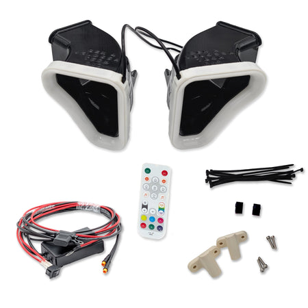 Velossa Tech Dual BIG MOUTH LIT KIT Ram Air Intake Snorkels | Cadillac CT4-V 2020+