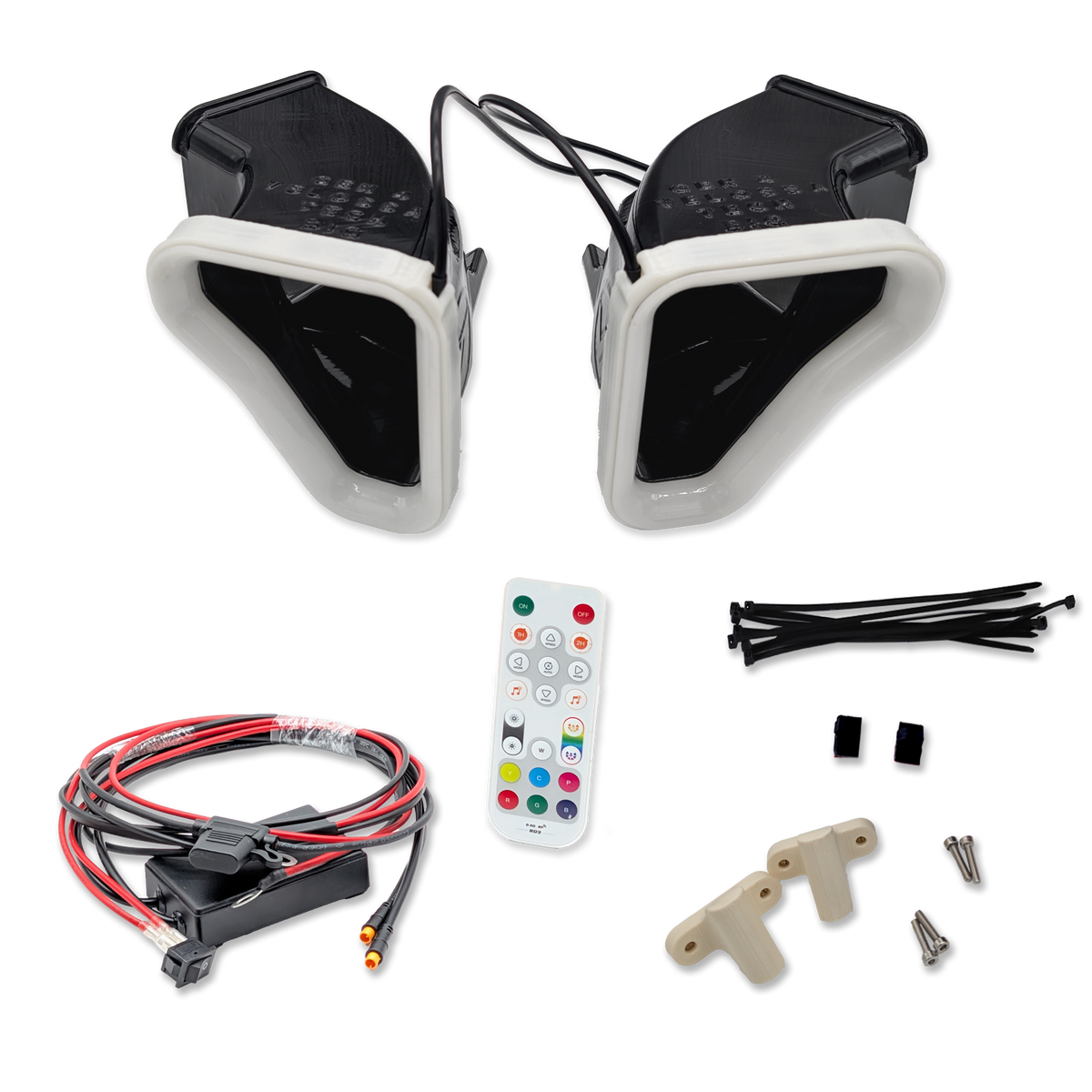 Velossa Tech Dual BIG MOUTH LIT KIT Ram Air Intake Snorkels | Cadillac CT5-V (3.0L) 2020+