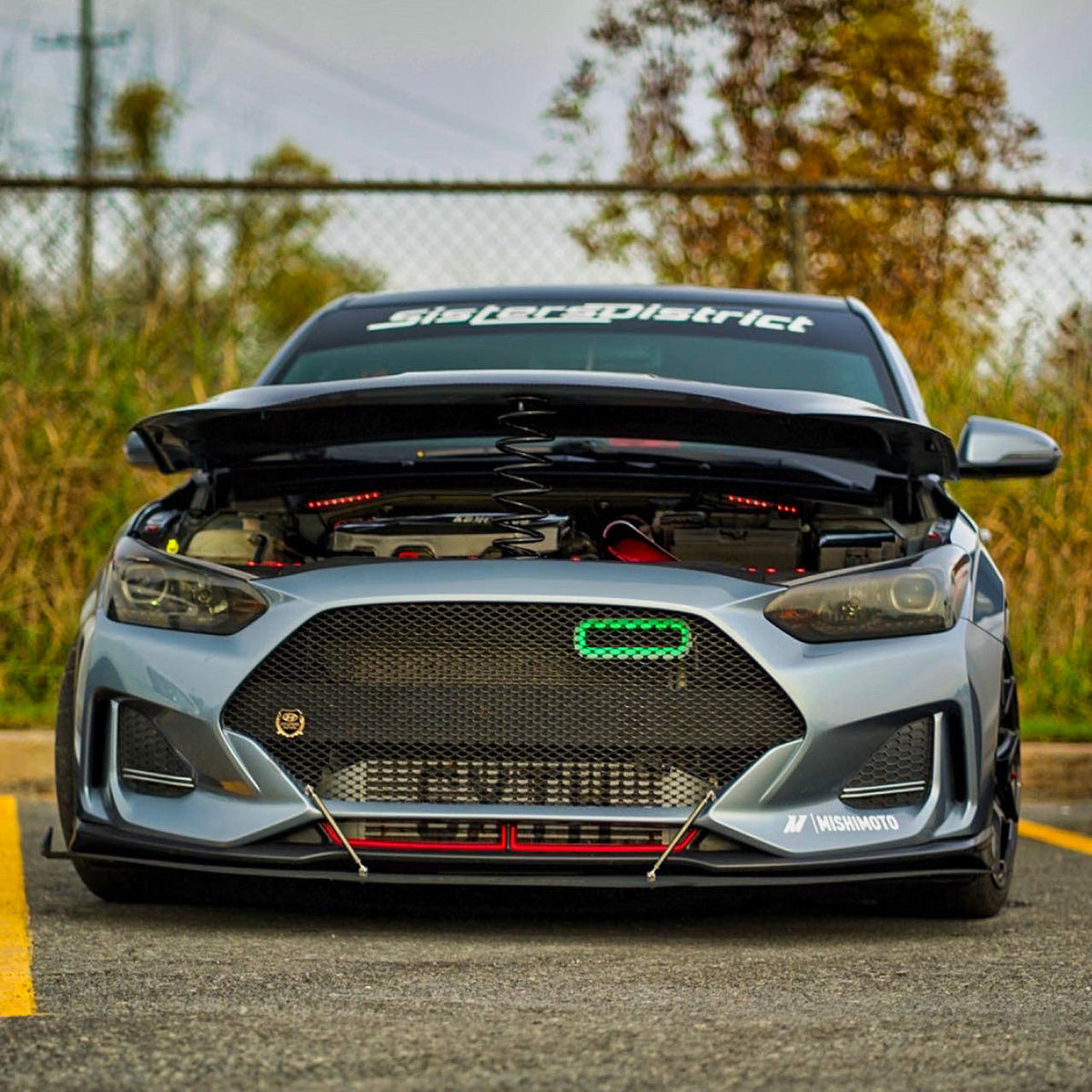 Velossa Tech BIG MOUTH LIT KIT Ram Air Intake Snorkel | Hyundai Veloster Turbo/R-Spec/Non-Turbo 2019-2022 — view 2