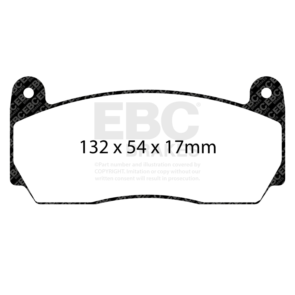 EBC Front YellowStuff Brake Pads - BMW 3 Series (G20) / BMW 3 Series (xDrive G20) (DP4002/2SS) — view 2