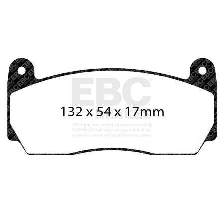 EBC Front YellowStuff Brake Pads - BMW 3 Series (G20) / BMW 3 Series (xDrive G20) (DP4002/2SS) — view 2