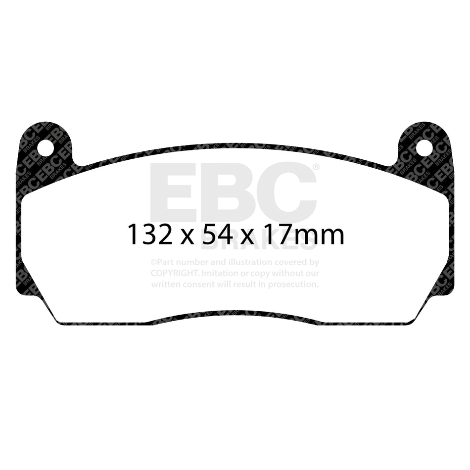 EBC Front YellowStuff Brake Pads - BMW 3 Series (G20) / BMW 3 Series (xDrive G20) (DP4002/2SS) — view 2