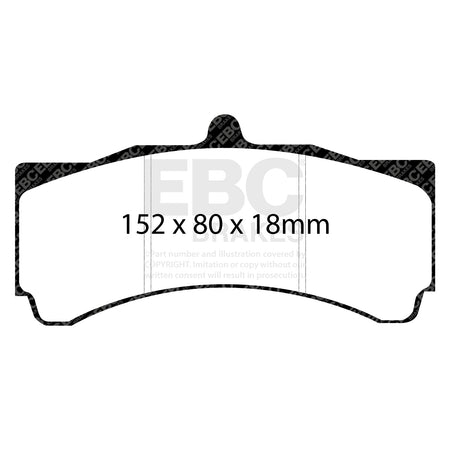 EBC Front BlueStuff Brake Pads - BMW 3 Series (G20) / BMW 5 Series (xDrive G31) (DP5005NDX) — view 2