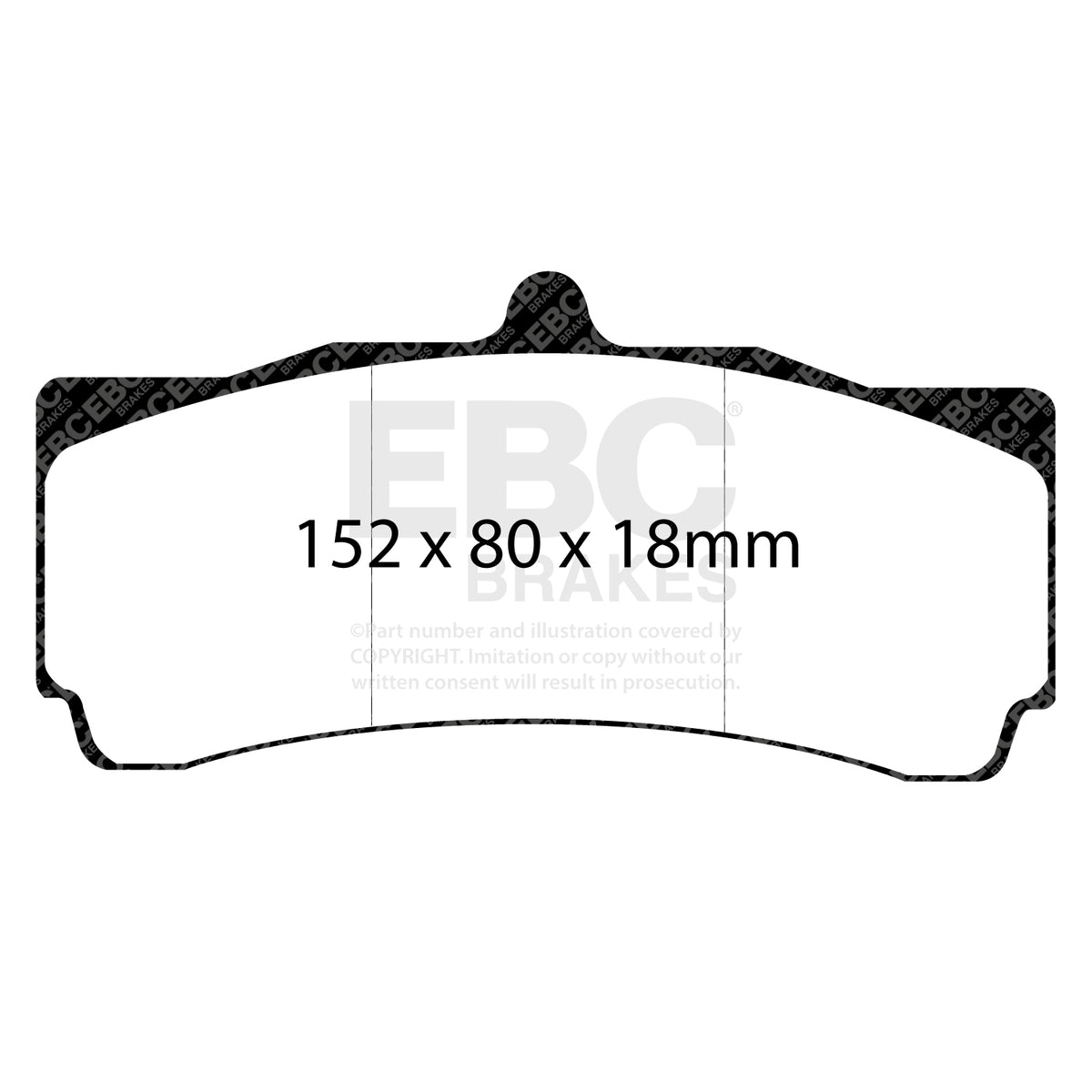 EBC Front RedStuff Brake Pads - Holden HSV (australia And New Zealand) Z / Holden HSV (australia And New Zealand) E (DP3006C)