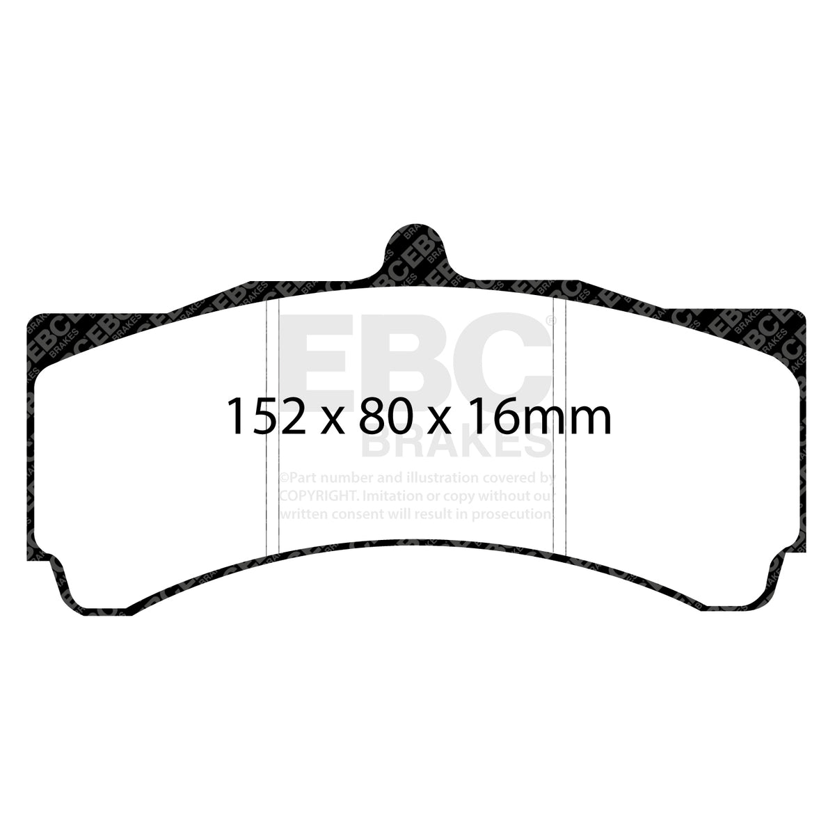 EBC BlueStuff Brake Pads - Holden (australia And New Zealand) Commodore (VZ) / Holden HSV (australia And New Zealand) Z (DP50