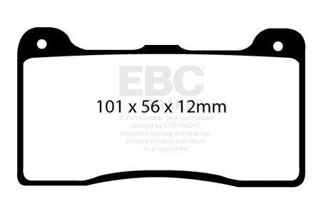 EBC BlueStuff Brake Pads - Ap Racing Cp5060 / Ap Racing Cp5510 (DP5039/2NDX) — view 2