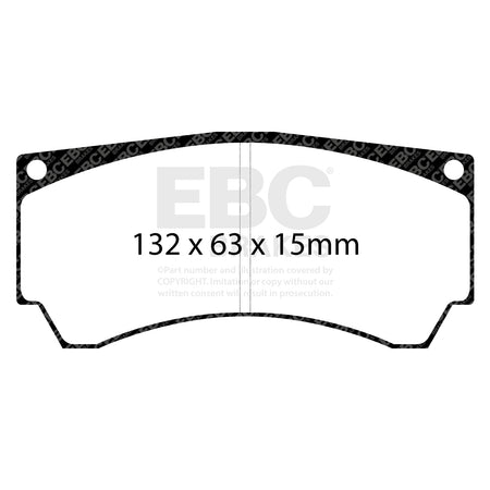 EBC BlueStuff Brake Pads - Ap Racing Cp6320 / Wilwood Dynapro Lug Mount (DP5066NDX) — view 2