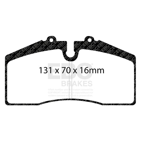 EBC Front YellowStuff Brake Pads - Holden HSV (australia And New Zealand) Z / Holden HSV (australia And New Zealand) Vt (DP41