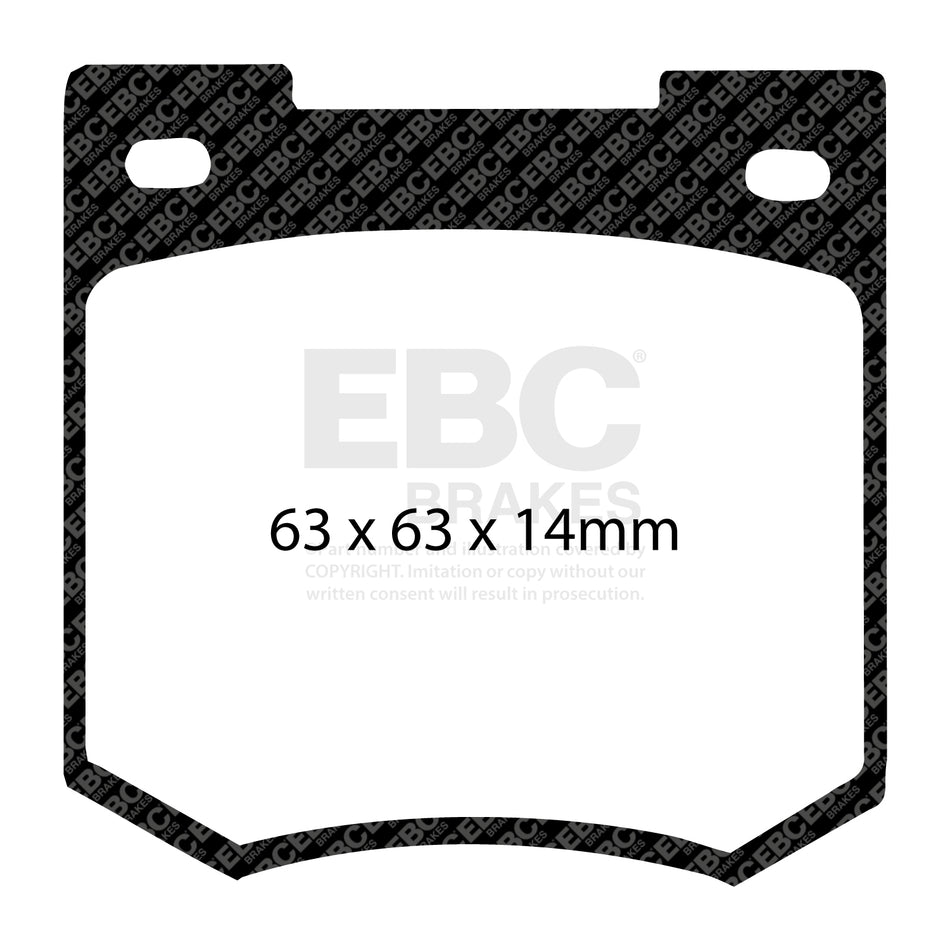 EBC Front BlueStuff Brake Pads - Austin Allegro / Morgan 4|4 (DP5106NDX) — view 2