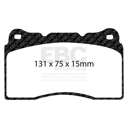 EBC Front Ultimax Brake Pads - Cadillac Sts / Cadillac Stsv (DP1210) — view 2