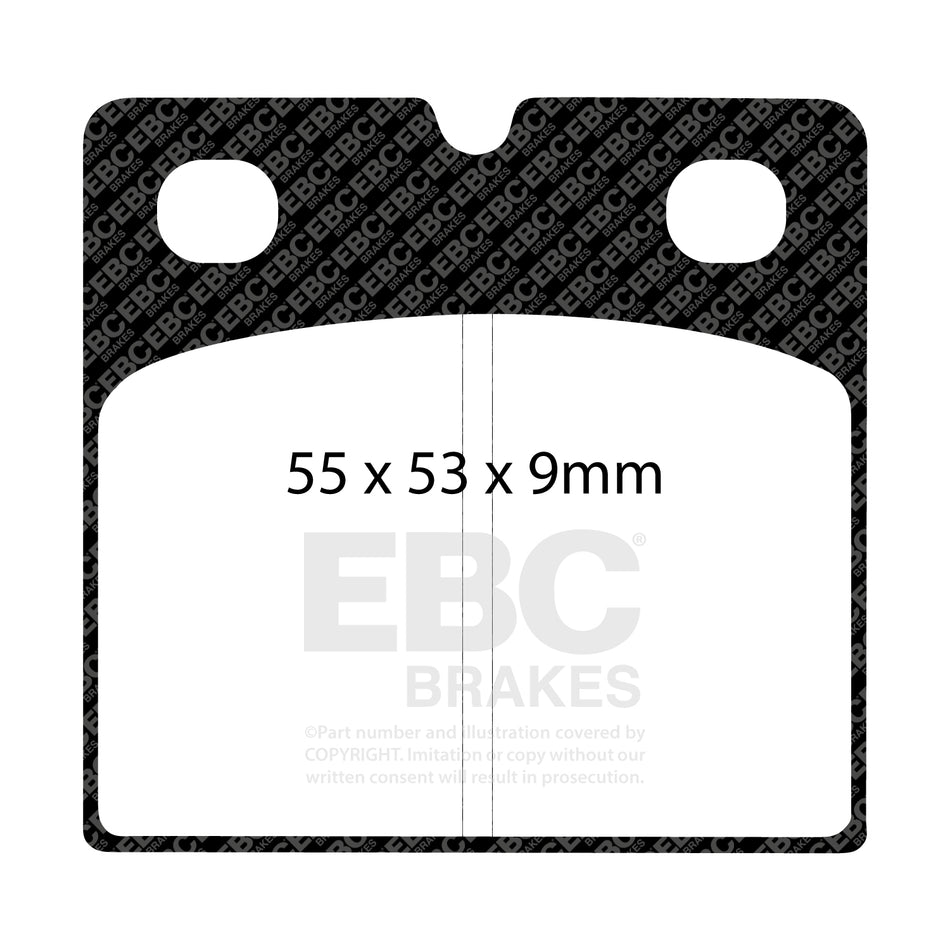 EBC Rear Ultimax Brake Pads - Audi R8 / Aston Martin Vantage (DP1215) — view 2