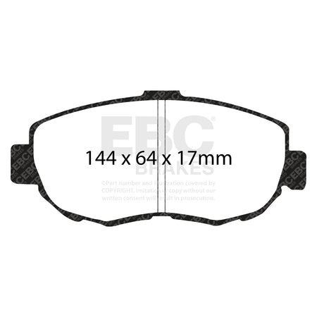 EBC Front GreenStuff Brake Pads - Toyota Aristo / Toyota Altezza (DP21223) — view 2